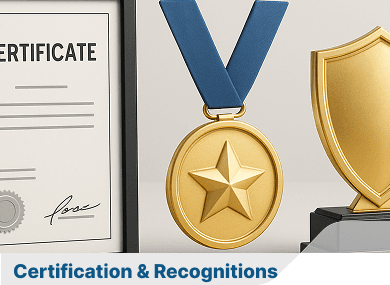 Certifications & Recognitions