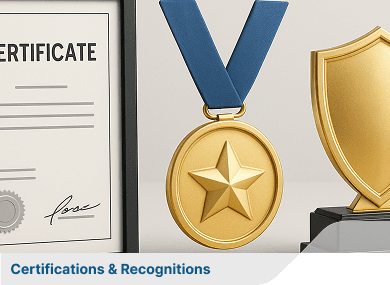 Certifications & Recognitions